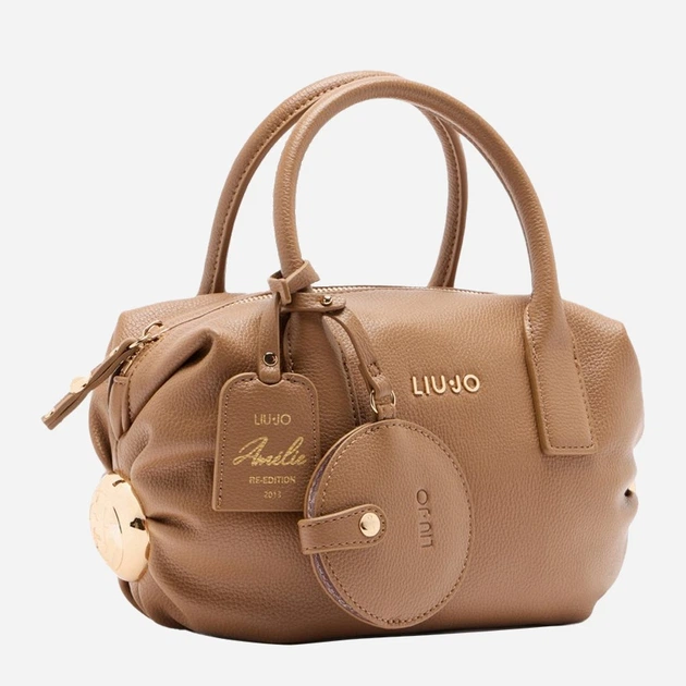 Сумка крос-боді через плече жіноча зі штучної шкіри середня Liu Jo AF5028E0058 81140 Бежева (800070345527) - зображення 3