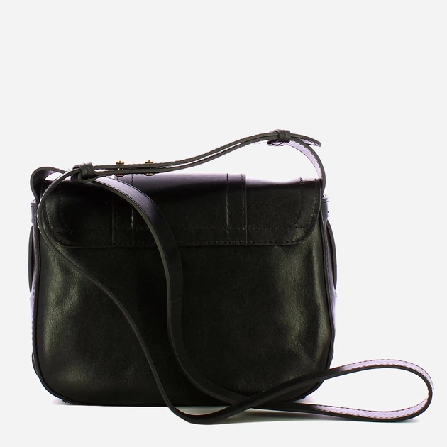 Сумка крос-боді жіноча з натуральної шкіри середня The Bridge Benedetta 44551201 30 Чорна (800070350646) - зображення 2