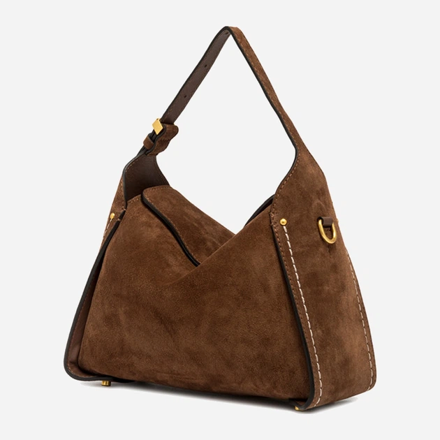 Torebka crossbody damska zamszowa Gianni Chiarini Penelope BS 12041 CM-PL 099 Brązowa (800070345725) - obraz 2