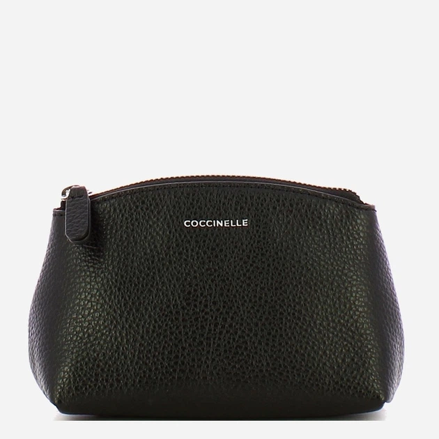 Kosmetyczka damska skórzana Coccinelle Agatea E5E4K25G280 001 Czarna (800070350901) - obraz 1