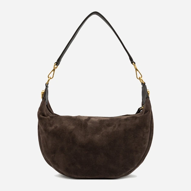 Torebka bagietka damska zamszowa Gianni Chiarini Aisha BS 12050 CM-NASPM 974 Ciemnobrązowa (800070345732) - obraz 2