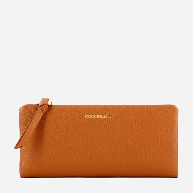 Гаманець жіночий з натуральної шкіри Coccinelle Coccinellesofty E2E1P11C780 W12 Коричневий (800070350989) - зображення 1