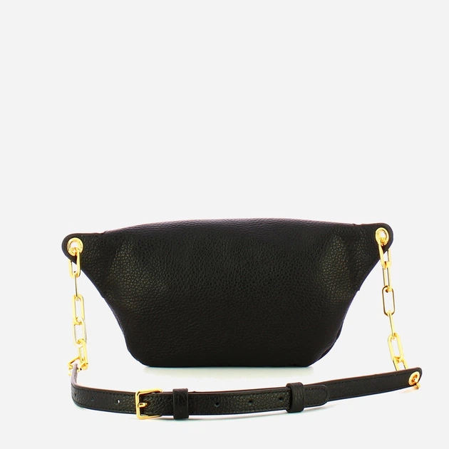 Сумка на пояс бананка жіноча з натуральної шкіри Coccinelle Lily E1E7K170160 001 Чорна (800070350961) - зображення 2