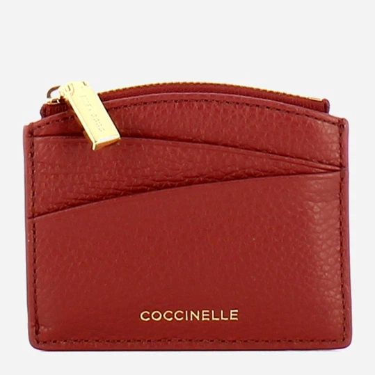 Картхолдер жіночий з натуральної шкіри Coccinelle Rounded E2E9A173580 R31 Червоний (800070350993) - зображення 1
