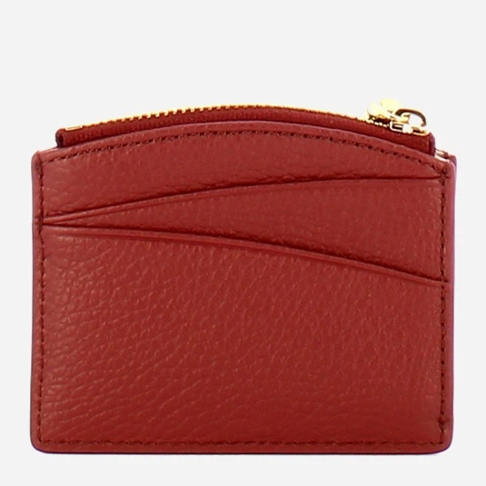 Картхолдер жіночий з натуральної шкіри Coccinelle Rounded E2E9A173580 R31 Червоний (800070350993) - зображення 2