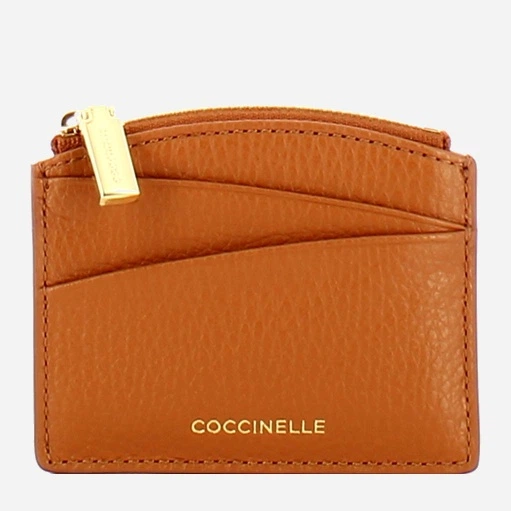 Картхолдер жіночий з натуральної шкіри Coccinelle Rounded E2E9A173580 W12 Оранжевий (800070350994) - зображення 1