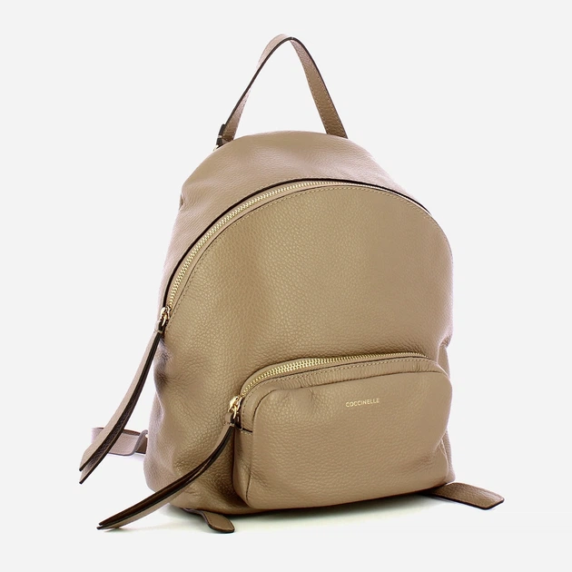 Plecak damski skórzany Coccinelle Jen E1EBP140160 N59 Szary (800070350959) - obraz 3