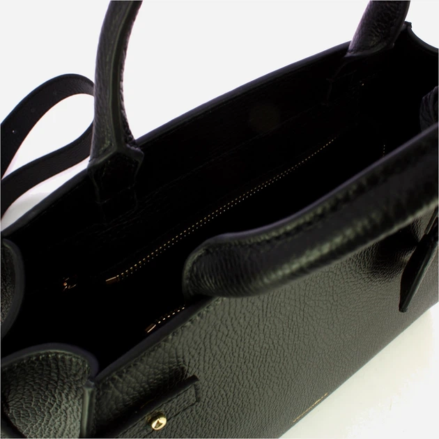 Сумка крос-боді через плече жіноча з натуральної шкіри велика Coccinelle Coccinellekliche E1EGP180280 001 Чорна (800070350941) - зображення 4