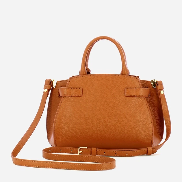 Сумка крос-боді через плече жіноча з натуральної шкіри маленька Coccinelle Coccinellekliche E1EGP180380 W12 Коричнева (800070350949) - зображення 2