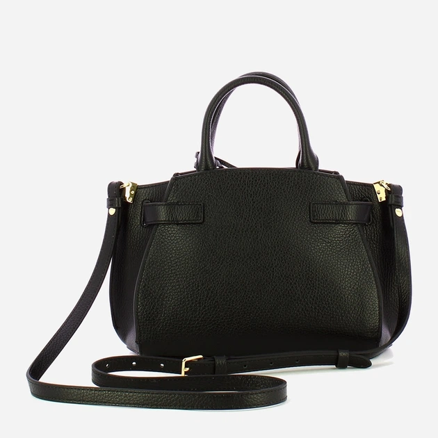 Сумка крос-боді через плече жіноча з натуральної шкіри маленька Coccinelle Coccinellekliche E1EGP180380 001 Чорна (800070350942) - зображення 2