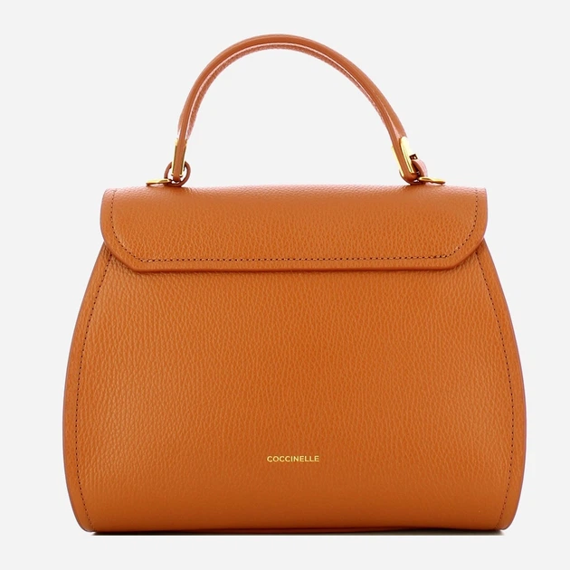 Сумка крос-боді через плече жіноча з натуральної шкіри маленька Coccinelle Marvin E1EPK180380 W12 Коричнева (800070350967) - зображення 2