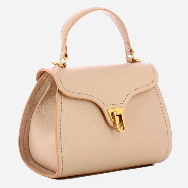 Сумка крос-боді через плече жіноча з натуральної шкіри маленька Coccinelle Marvin E1EPK550180 N12 Рожева (800070350964) - зображення 3