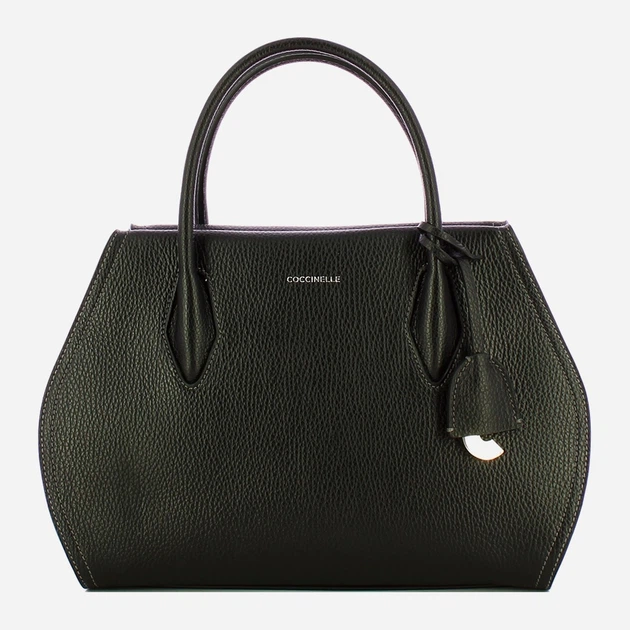 Сумка крос-боді через плече жіноча з натуральної шкіри середня Coccinelle Coccinellelord E1EUF180160 001 Чорна (800070350952) - зображення 1