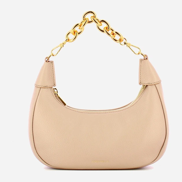 Сумка крос-боді через плече жіноча з натуральної шкіри маленька Coccinelle Iside E5EZK550180 N12 Бежева (800070350907) - зображення 1