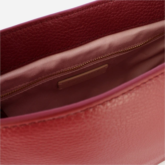 Сумка крос-боді через плече жіноча з натуральної шкіри середня Coccinelle Levante E1EZP120180 R31 Червона (800070350970) - зображення 5