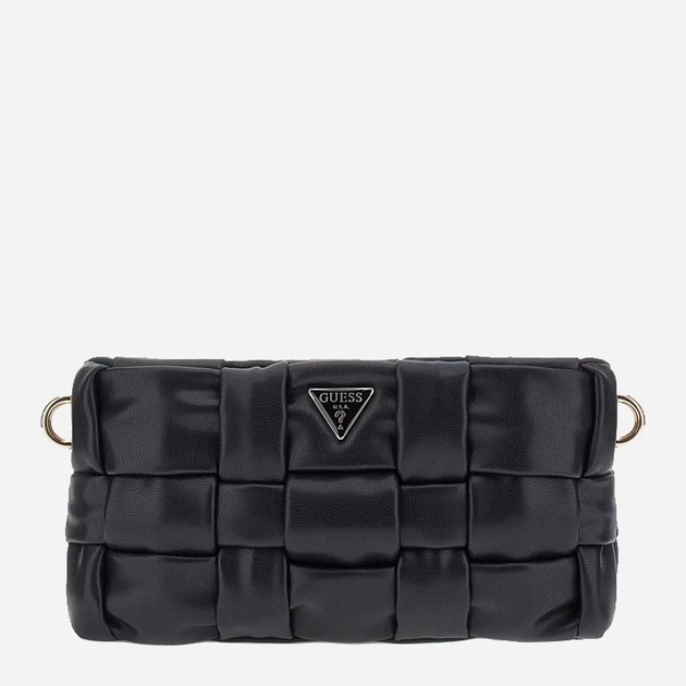 Сумка крос-боді через плече жіноча зі штучної шкіри маленька Guess Marion HWWG8072720 BLA Чорна (800070344423) - зображення 1