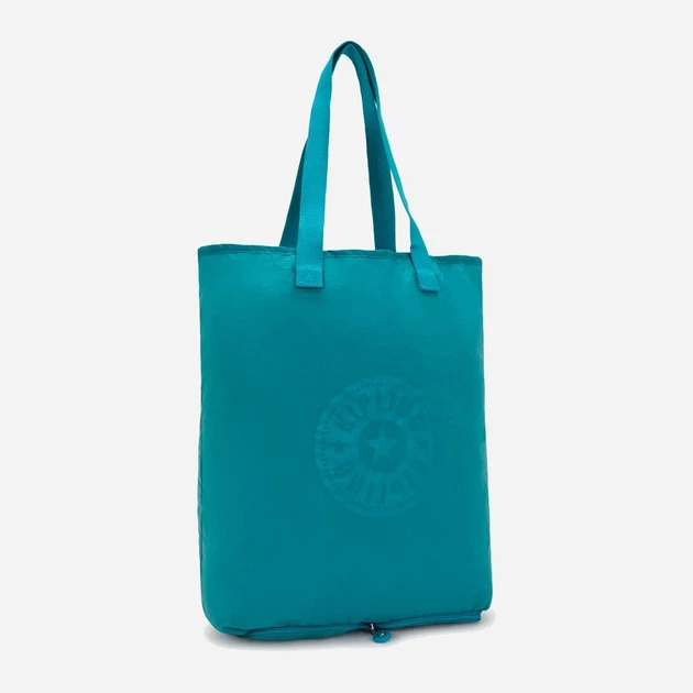 Сумка шопер жіноча тканинна Kipling Hip Hurray KPKI1572UU71001 Синя (800070347054) - зображення 4