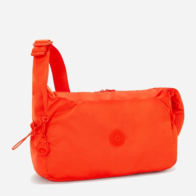 Сумка крос-боді через плече жіноча тканинна велика Kipling Gwyn KPKI58237EG1001 Оранжева (800070347145) - зображення 4
