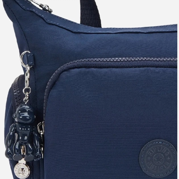 Сумка крос-боді через плече жіноча зі штучної шкіри середня Kipling Gabb KPKI60413HK1001 Синя (800070345059) - зображення 5