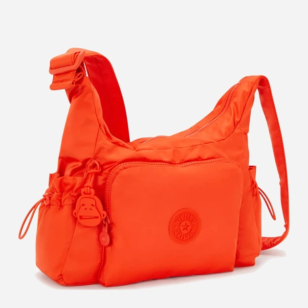 Сумка крос-боді через плече жіноча тканинна середня Kipling Gabb KPKI69317EG1001 Оранжева (800070347149) - зображення 4