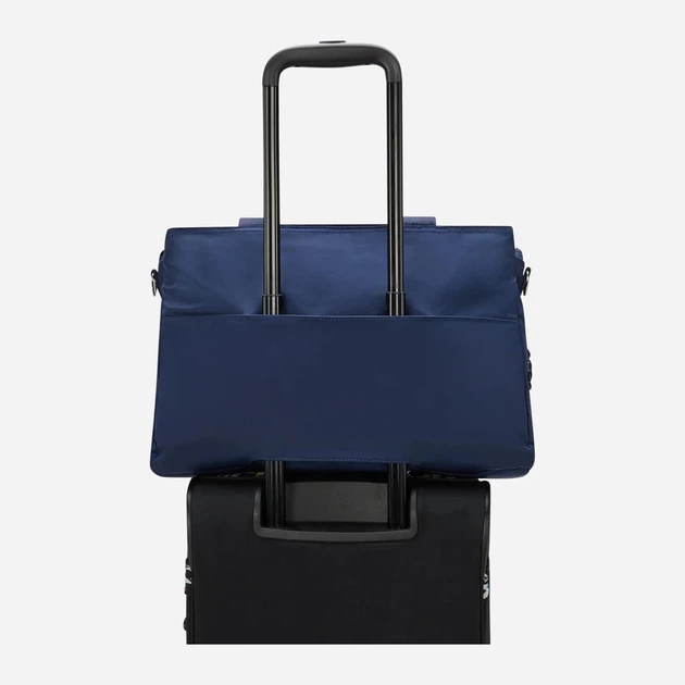 Сумка крос-боді через плече жіноча зі штучної шкіри велика Kipling Elysia KPKI80663HK1001 Синя (800070345081) - зображення 4