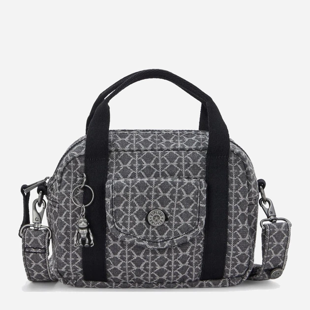 Сумка крос-боді через плече жіноча тканинна маленька Kipling Kazia KPKI80963HW1001 Сіра (800070345074) - зображення 1