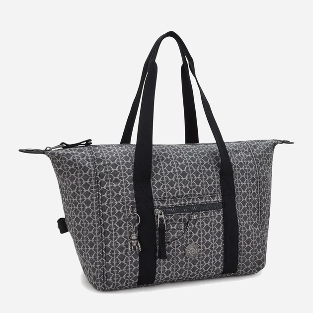Сумка шопер жіноча тканинна Kipling Casual Art KPKI80943HW1001 Сіра (800070345077) - зображення 4