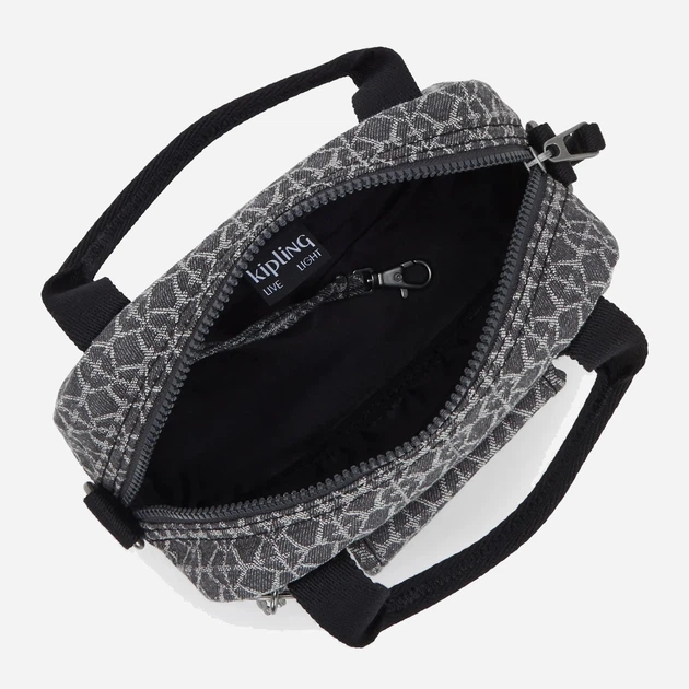 Сумка крос-боді через плече жіноча тканинна маленька Kipling Kazia KPKI80963HW1001 Сіра (800070345074) - зображення 6