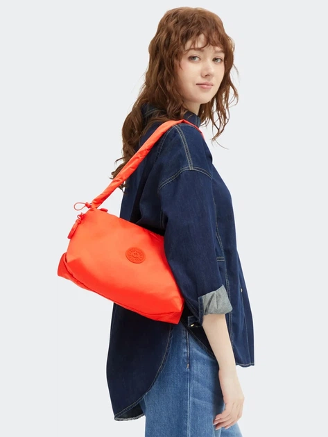 Сумка жіноча тканинна середня Kipling Eleni KPKI81187EG1001 Оранжева (800070347113) - зображення 2