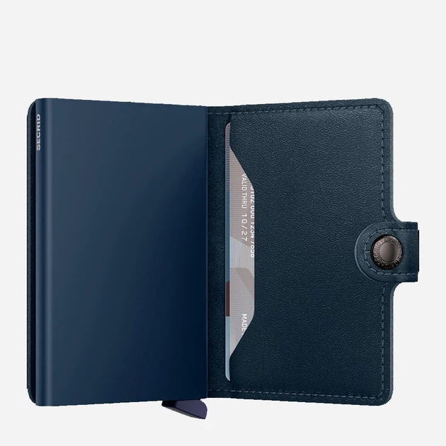 Portfel skórzany RFID Secrid M Niebieski (800070334147) - obraz 2