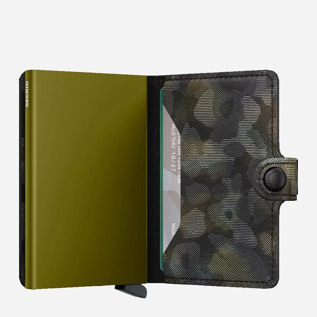 Гаманець з натуральної шкіри Secrid Mju Зелений (800070351952) - зображення 2