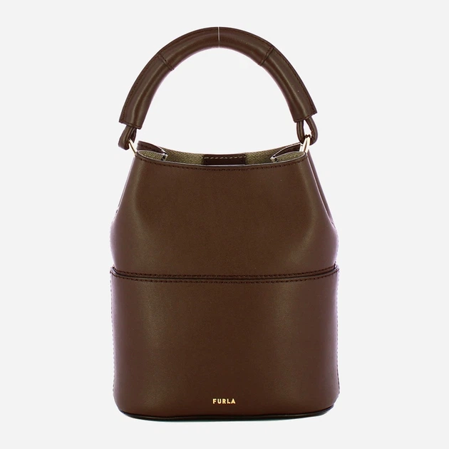 Сумка крос-боді через плече жіноча з натуральної шкіри маленька Furla Sfera WE00832BX31694290S1007 Коричнева (800070349618) - зображення 1