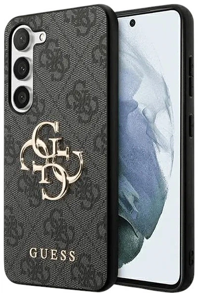 Панель Guess Big Metal Logo для Samsung Galaxy S24 Black (GUHCS24S4GMGGR) - зображення 1