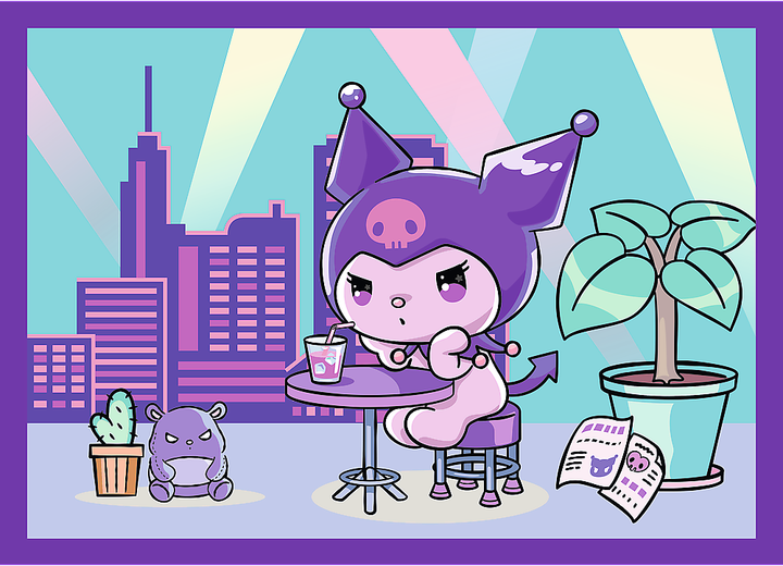 Puzzle 4w1 Trefl Hello Kitty Dzień z Kuromią 207 elementów 34676 (5900511346763) - obraz 2