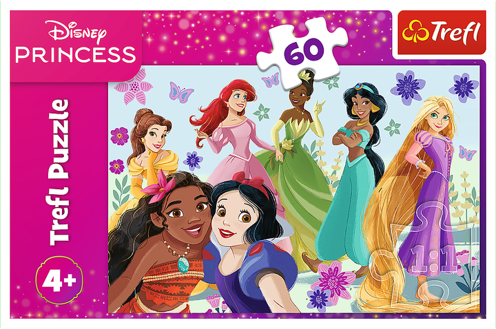 Пазли Trefl Disney Princess Принцеси в дії 60 деталей 17409 (5900511174090) - зображення 2