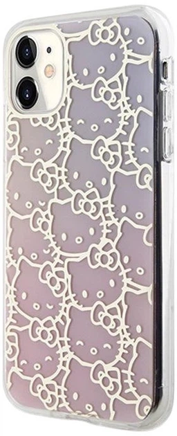 Панель Hello Kitty IML Gradient Electrop Crowded Kitty Head для Apple iPhone 11 Pink (HKHCN61HCHPEP) - зображення 2