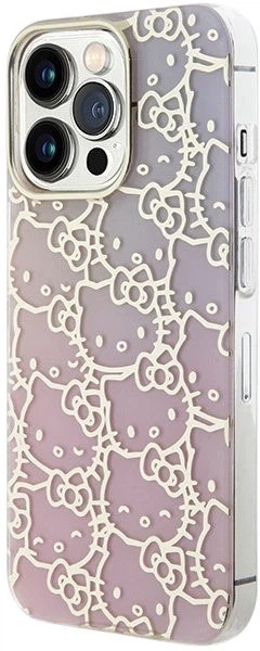 Панель Hello Kitty IML Gradient Electrop Crowded Kitty Head для Apple iPhone 13 Pro Max Pink (HKHCP13XHCHPEP) - зображення 2