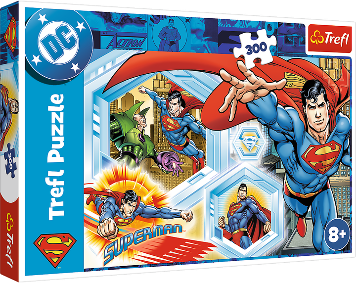 Пазл Trefl Warner Superman Непереможний Супермен 300 деталей 23032 (5900511230321) - зображення 1