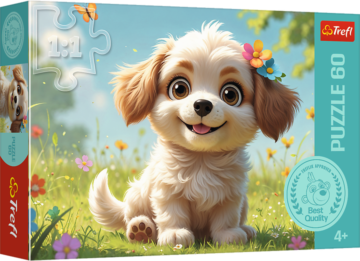 Пазл Trefl Treflik Family Будь щасливим 60 деталей 17408 (5900511174083) - зображення 1