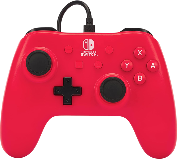 Контролер PowerA Wired Controller for Nintendo Switch Raspberry Red (NSGP0142-01) - зображення 1