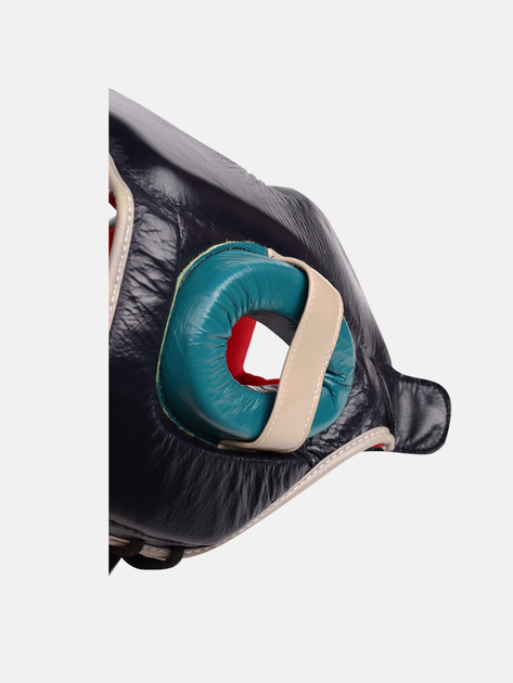Боксерський шолом Momentum 2.0 Leather Mexican Headgear Deep Blue XL Колір Червоний (501580-934-XL) - зображення 5