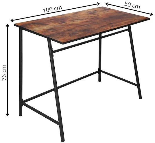 Biurko komputerowe Springos HF0027 100 x 50 x 76 cm (5907719475622) - obraz 8