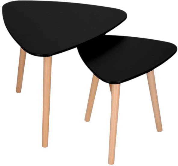 Zestaw stolików kawowych Springos HF0014 51.5 x 45 cm, 39 x 40 cm (5907719475493) - obraz 1