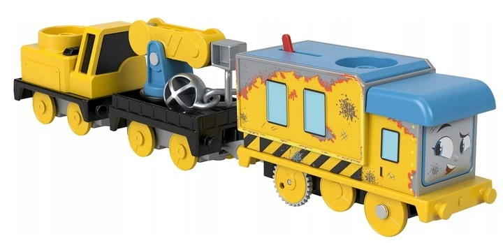 Локомотив Fisher-Price Thomas & Friends Будівельна бригада Carly i Crane HFX97 (0194735265657) - зображення 2