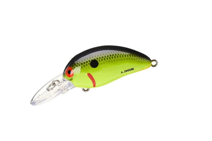 Воблер Bomber 05 Model A 47F 5.6г, цвет: Chartreuse Black Scales (4123022007) - Фото 1 Воблер Bomber 05 Model A 47F 5.6г, цвет: Chartreuse Black Scales (4123022007) - изображение 1