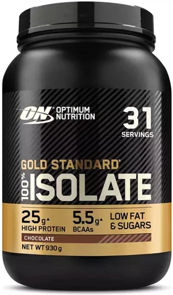Протеїн Optimum Nutrition Gold Standard 100% Isolate 930 г Chocolate (5060469987538) - зображення 1