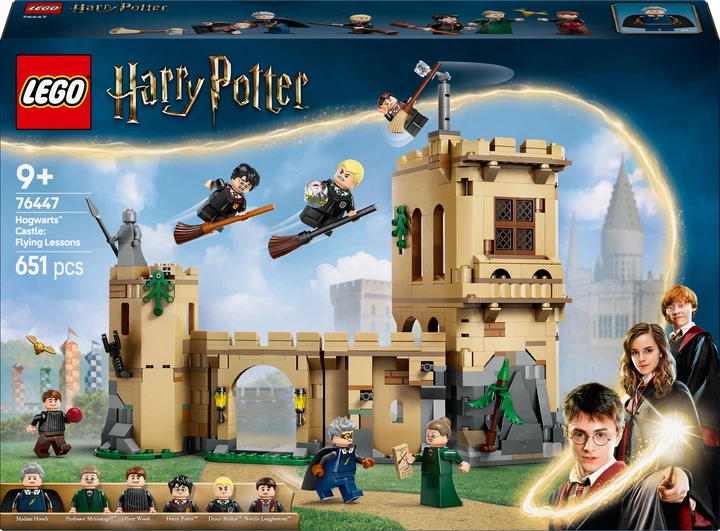 Klocki LEGO Harry Potter Zamek Hogwart: lekcje latania 651 elementów 76447 (5702017812854) - obraz 1