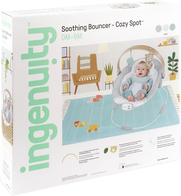 Leżaczek Ingenuity Cozy Spot (13104) (074451131040) - obraz 3