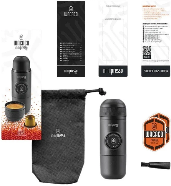 Ekspres do kawy przenośny Wacaco Minipresso NS Czarny (WMININS) - obraz 5