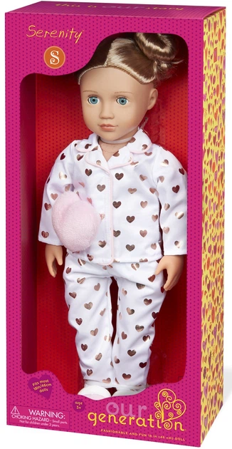 Лялька Our Generation Сереніті в піжамі 46 см (BD31372) - зображення 5
